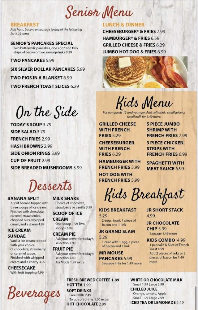 Rise and Shine Family Restaurant Menu image 3